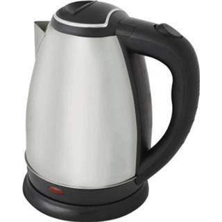 👉 Waterkoker zwart zilver RVS - Estoza Tigu 1.8 Liter 2200 Watt Zwart/zilver 6094141472448