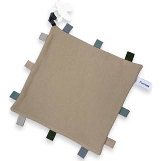 👉 Knuffeldoek bruin katoen Funnies Knuffeldoekje 25 X Cm Lichtbruin 7435143479483