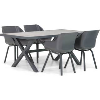 👉 Tuinset kunststof xerix grijs-antraciet dining sets Hartman Sophie element/Crossley 185 cm 5-delig 7434230537587