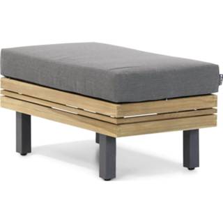 👉 Tafel Greywash Teak lounge tafels transparant Lifestyle New York coffee inclusief kussen