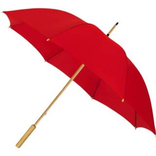 👉 Paraplu rood bamboe polyester Impliva 102 Cm Bamboe/polyester 8713414818049