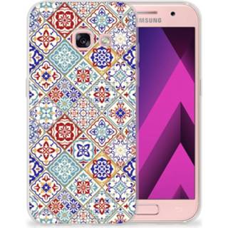 👉 Siliconen hoesje Samsung Galaxy A3 2017 TPU Tiles Color 8720091517080