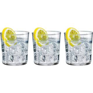 👉 Waterglas transparant glas active 3x Stuks tumbler waterglazen/sapglazen Bodega 370 ml