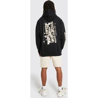 👉 Oversized Worldwide Trainingspak Met Capuchon En Shorts, Sand