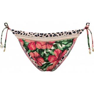 👉 Bikini beige grijs olijfgroen 36 vrouwen Watercult - Women's Vintage Hawaii Bottom 623 Bikinibroekje maat 36, beige/grijs/olijfgroen 4056592943634