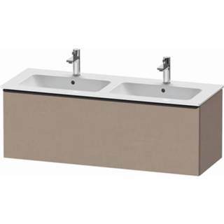 👉 Wastafelonderkast linnen Duravit D-Neo voor dubbele wastafel 128 x 46,2 44 cm, mat 4063382104861