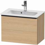 👉 Wastafelonderkast eiken Duravit D-Neo compacte 61 x 37,2 44 cm, natuur mat 4063382105950