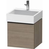 👉 Eiken Duravit D-Neo fonteinonderkast met lade 48,4 x 44,2 44 cm, terra mat 4063382107527