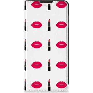 👉 Lippenstift Xiaomi Redmi Note 10/10T 5G | Poco M3 Pro Hoesje met Magneet Lipstick Kiss 8720632798084