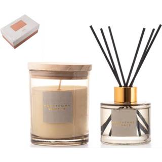 👉 Kaars Gusta Kaars/diffuser Giftset Honey&amber 8712628488635