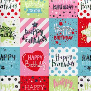 👉 Cadeaupapier Happy Birthday - Luxe Inpakpapier 300 X 70 Cm 5 Rollen 9098998016609