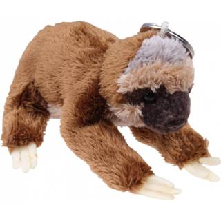 👉 Sleutelhanger bruin pluche National Geographic Luiaard 12 Cm 8720585126231