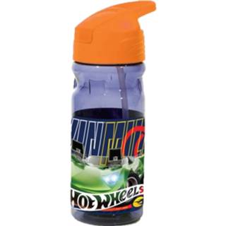 👉 Drinkbeker blauw oranje Hot Wheels Canteen 500 Ml Blauw/oranje 5204549135147