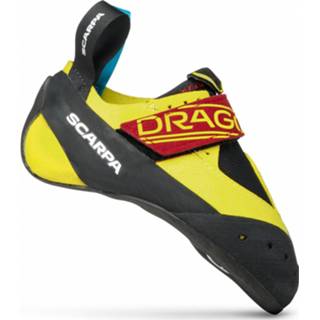 👉 Klim schoen uniseks 36 geel zwart Scarpa - Kid's Drago Klimschoenen maat 36, zwart/geel 8057963210924