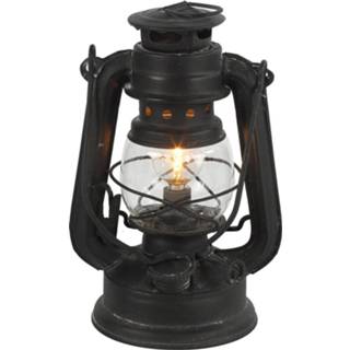 👉 Lantaarn zwart staal One Size Color-Zwart TOM Kilian led 12,5 x 9,7 19,5 cm 8718317865374