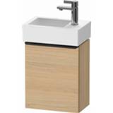 👉 Eiken Duravit D-Neo fonteinonderkast rechtsdraaiend 36,4 x 22,2 44 cm, natuur mat 4063382106520