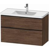 👉 Wastafelonderkast Duravit D-Neo met 2 lades 98,4 x 45,2 62,5 cm, noten mat