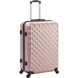 👉 Kofferset rosgoud One Size goud 3-delige Harde ABS 8719883561998