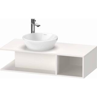 👉 Duravit D-Neo wastafelonderbouwkast met open vak rechts 100 x 26 x 48 cm, wit mat