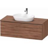 👉 Wastafelonderkast Duravit D-Neo met lade 120 x 55 45,9 cm, noten mat 4063382109385