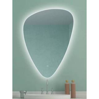 👉 Viidako - Liisaa LED Badkamerspiegel - Condensvrij - Dimbaar - 3 LED Standen - Eenvoudige Installatie – Druppelvorm