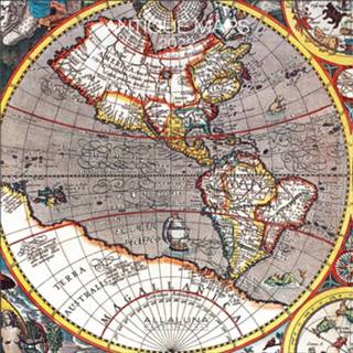 👉 Wandkalender papier Allaluna 2022 Antique Maps 30 X Cm 8057094928477