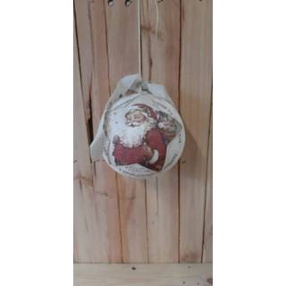 👉 Kerstbal meerkleurig Thils Living Grote met kerstman print 201225 8719152598724