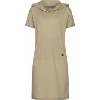 👉 Dress XL beige vrouwen Super.natural - Women's Hooded Jurk maat XL, 7630276827112