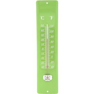 Thermometer groen metaal Benson - 30 cm. -40 ° C / +50 C. 8718692624160