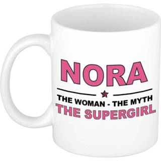 👉 Mok active vrouwen Nora The woman, myth supergirl collega kado mokken/bekers 300 ml