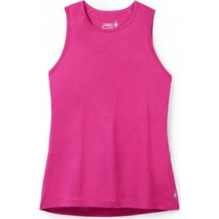 👉 M vrouwen roze Smartwool - Women's Merino Sport 120 High Neck Tank Merino-ondergoed maat M, 195438824530