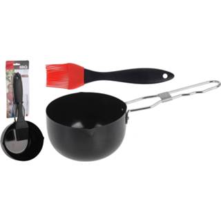 👉 Kwast One Size GeenKleur Bbq Saus Pan Met 8719202508093