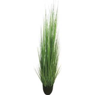 👉 Donkergroen One Size groen Kunst King festuca green in pot - 180 cm 8505455133911