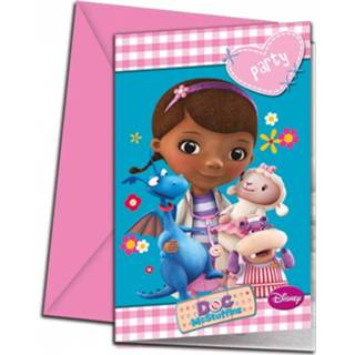 👉 Disney Uitnodigingen Doc Mcstuffins 10,8 X 20,9 Cm 12-delig 5201184822982