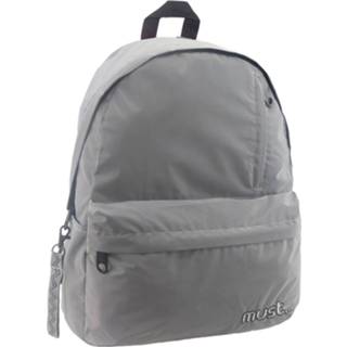 👉 Rugzak grijs polyester Must Reflective Effen 25 Liter 42 5205698504921