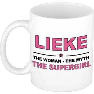 👉 Beker vrouwen Lieke The Woman, Myth Supergirl Cadeau Koffie Mok / Thee 300 Ml - Naam Mokken 8720276266765