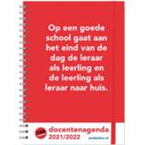 👉 Rood wit papier Omdenken Docentenagenda 2022 21 X 29,7 Cm Rood/wit 8716467673429