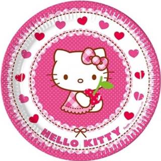 👉 Bord karton multikleur Hello Kitty Borden 8 Stuks 5201184817919
