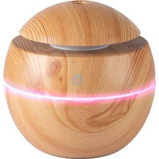 👉 Aromadiffuser hout One Size GeenKleur ACTIVE Aroma Diffuser Luchtbevochtiger Spa 16 Licht 130ml 5906717439612