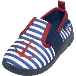 Playshoes pantoffels maritiem junior navy/wit maat 28/29