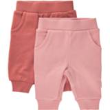 Minymo Joggingbroeken Meisjes Katoen Roze 2-delig Maat 80