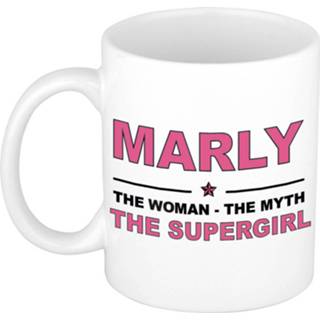 👉 Beker vrouwen Marly The Woman, Myth Supergirl Cadeau Koffie Mok / Thee 300 Ml - Naam Mokken 8720276268080