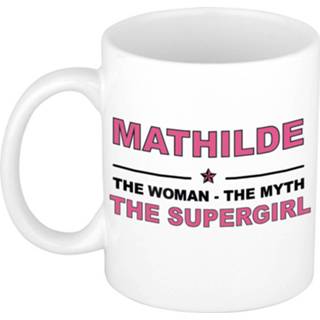 👉 Beker vrouwen Mathilde The Woman, Myth Supergirl Cadeau Koffie Mok / Thee 300 Ml - Naam Mokken 8720276268066