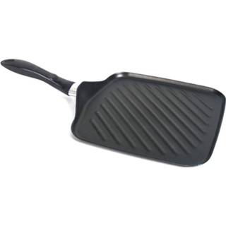 👉 Grillpan zwart RVS Gerimport Vierkant 49,5 X 27,5 6,5 Cm 8427267011792