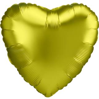 👉 Folieballon geel Amscan Satin Luxe Lemon Hart 43 Cm 26635418843