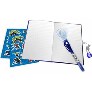 👉 Dagboek blauw papier Marvel Met Pen The Avengers 23 Cm 8435507847377