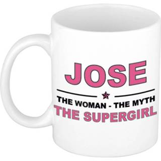 👉 Beker vrouwen Jose The Woman, Myth Supergirl Cadeau Koffie Mok / Thee 300 Ml - Naam Mokken 8720276265089