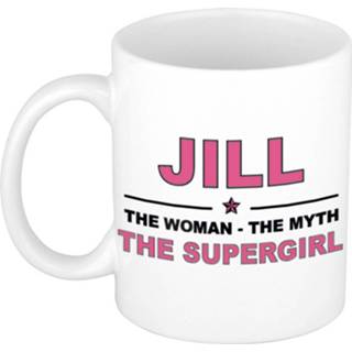 👉 Mok active vrouwen Jill The woman, myth supergirl collega kado mokken/bekers 300 ml