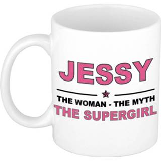 👉 Mok active vrouwen Jessy The woman, myth supergirl collega kado mokken/bekers 300 ml