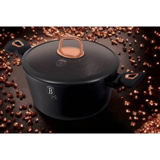 👉 Braadpan zwart rose GeenKleur Berlinger Haus 20cm Black - 2,5 liter 5999056781740